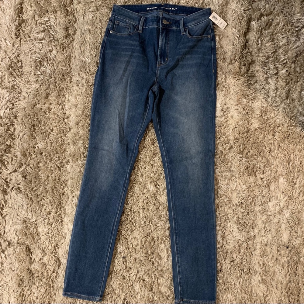 Old Navy Rockstar 24/7 Jeggings - Brand New Sz 10!